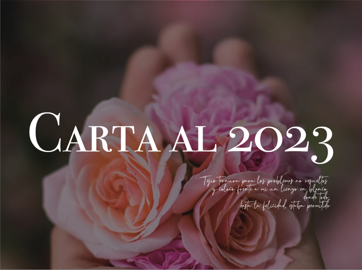 2023: creaste lágrimas y las volviste canciones